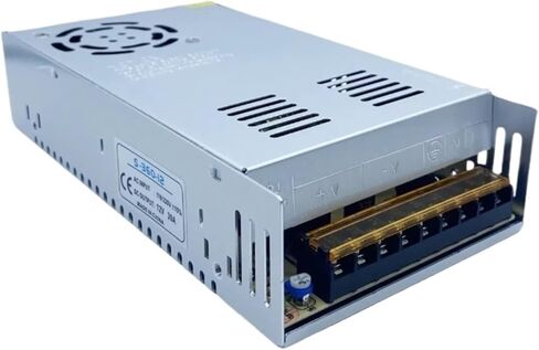110/220V AC to 12V 30A 360W Converter Switch Mode Power Supply LED Lighting Drive Adapter AC/DC-Enclosed SMPS in Saudi Arabia