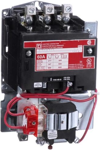 SCHNEIDER ELECTRIC 8903SPO11V02 Lighting Contactor 600-Vac 60-Amp Nema Electrical Box, Black in Saudi Arabia