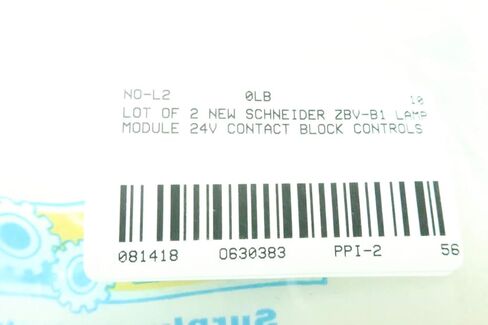 LOT of 2 New SCHNEIDER ZBV-B1 Contact Block LAMP Module 24V-AC/DC D630383 in Saudi Arabia