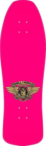 Powell Peralta Ray Underhill Cross Reissue Skateboard Deck, Pink/Gold Foil, 9.9" x 31.03" in Saudi Arabia