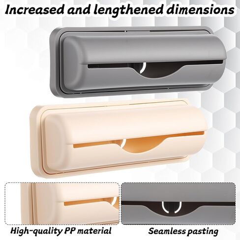 2 Pcs Trash Bag Dispenser, 5.9 x 2.95 x 1.85 inch Bin Liner Kit, Trash Bag Dispenser for Bottom of Can, Trash Can Liner Dispenser for Kitchen Bathroom Toilet Storage Organization in Saudi Arabia
