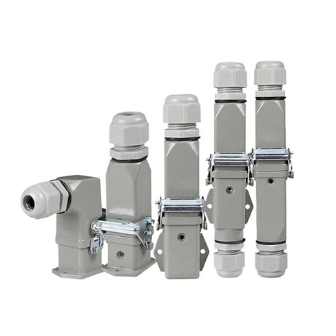 موصل تحميل ثقيل HDC HA 4 5 6 8 دبوس واجب 10A مستطيل مقبس الطيران ذكر ثقيل 1 قطعة (أخضر-مفرد) in Kuwait