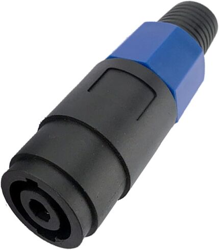 موصل مكبر الصوت قفل التوصيل والمقبس 4 دبوس موصل إرساء ذكر متوافق مع محول الصوت الأزرق 1 قطعة (قابس أنثى) in Kuwait