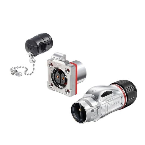 1Pcs Waterproof IP68 M24 Circular Connector 2 3 4 10 12 19 24 Pin BD24 Outdoor Panel Connector for Power Signal Equipments(Type B Set,12P) in Saudi Arabia