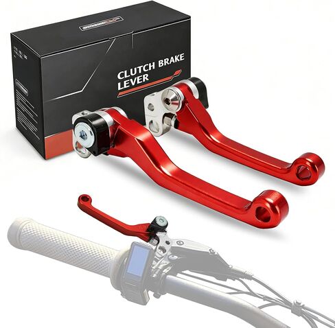 JFG RACING Brake Levers for Surron Light Bee,CNC Foldable Adjustable Handle Bar Levers Replacement for Dirt Bike Surron Light Bee X and S/X160/X260-Grey in Saudi Arabia