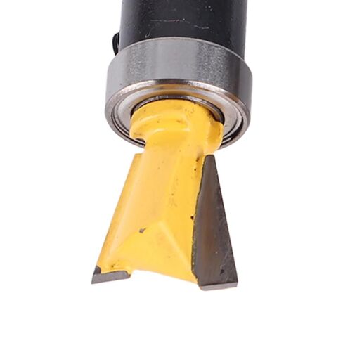 CHICIRIS Dovetail Bits 1/4in Shank High Strength Milling Cutter, 2Pcs with Storage Box for Smooth Cutting, Suitable for Softwood in Saudi Arabia