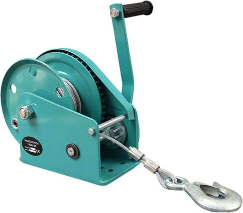 Heavy Duty Manual Winch,Portable Boat Hand Crank Winch with Cable, Two-Way Winch for Hoist or Traction,Multifunction Hand Crank Gear Winch,for Trailers, Boats in Saudi Arabia