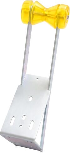 Suitable for Universal Winch Stand for 2" & 3" Winch Posts - Durable Galvanized Steel with Roller End Caps & Rubber Coating - Silvery Yellow Finish in Saudi Arabia