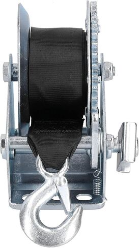 Drfeify 1200LBS Manual Winch with 8M Strap, Hand Brake Gear for Boat Trailer, WearResistant Carbon Steel in Saudi Arabia