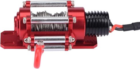 ZJchao Electric Boat Trailer Winch, 1:10 RC Electric Winch Boat Metal for SCX10 D90 D110 TF2 KM2 in Saudi Arabia