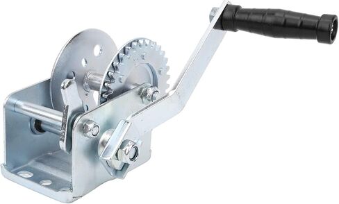 Focket Hand Winch, Reversible Ratchet Weather Resistant Galvanized Frame Boat Winch, Trailer with Easy Installation Hand Brake for Boat ATV Truck in Saudi Arabia
