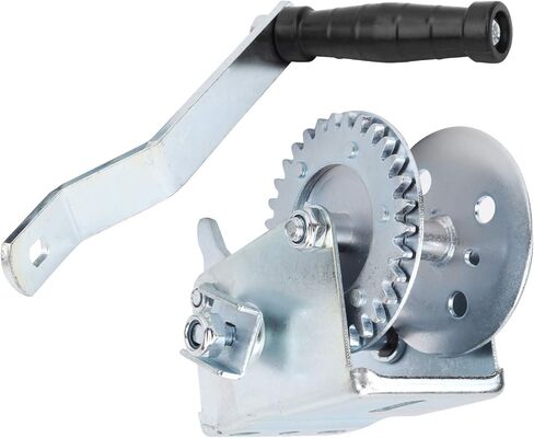 Focket Hand Winch, Reversible Ratchet Weather Resistant Galvanized Frame Boat Winch, Trailer with Easy Installation Hand Brake for Boat ATV Truck in Saudi Arabia