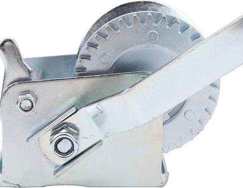 Focket Hand Winch, Reversible Ratchet Weather Resistant Galvanized Frame Boat Winch, Trailer with Easy Installation Hand Brake for Boat ATV Truck in Saudi Arabia