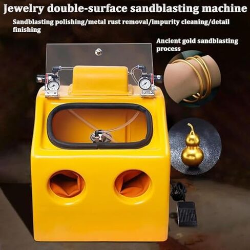 Sandblasting Booths are Used for High-Efficiency Parts Processing, Featuring Stable Air Pressure and Lighting, and are Suitable for Jewelry. in Saudi Arabia