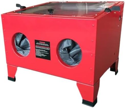 Pneumatic Sandblasting Booth, LED Lightbox Type, with Spray Gun, Used for Spraying, Polishing and Removing Rust Spots. in Saudi Arabia