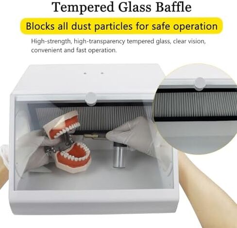 صندوق السفع الرملي، مجمع غبار الأسنان، مجمع الغبار لآلة السفع الرملي، مناسب لامتصاص غبار السفع الرملي. in Kuwait