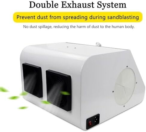 صندوق السفع الرملي، مجمع غبار الأسنان، مجمع الغبار لآلة السفع الرملي، مناسب لامتصاص غبار السفع الرملي. in Kuwait