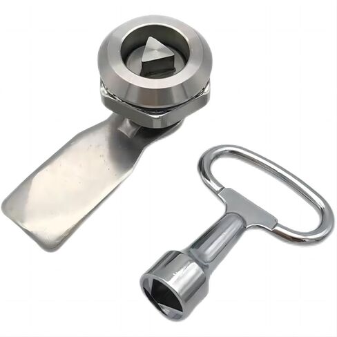 Stainless Steel MS705 Tool Lock with Rotating Tongue for Industrial Cabinet Cam Lock 18mm Cabinet Lock 1Pcs(H5mm-Stainless) in Saudi Arabia