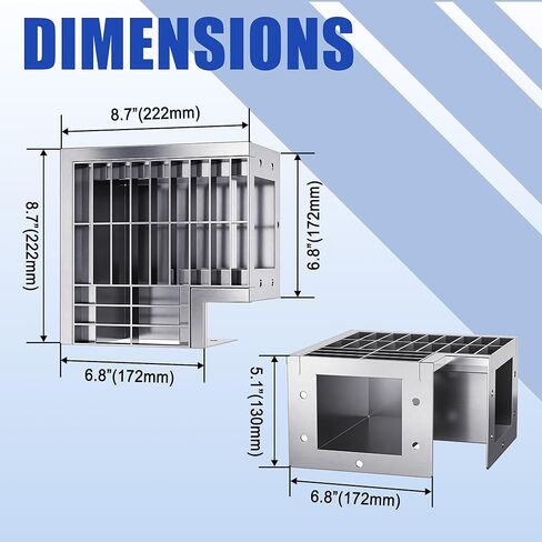 430 Stainless Steel Channel Drain 90 Degree Outdoor Durable Trench Drain for Driveway, Garage, Park, Patio in Kuwait