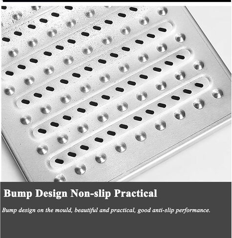 304 Stainless Steel Channel Drain Grate Plate, Sewer Metal Grate Cover for Outdoor Use, Non-Slip Gutter Drain Strainer for Supermarket Areas(58 * 40 * 2.5cm/22.8 * 15.7 * in Saudi Arabia
