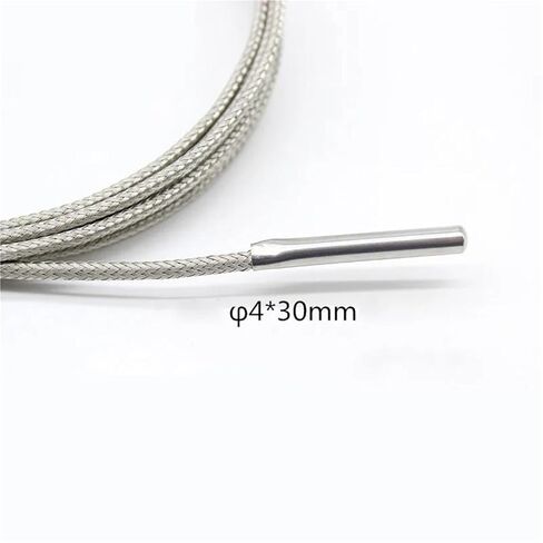 4x30 Probe Type K/E Thermocouple Thermal Resistance Sensor Shielding Wire 0-800℃304 Stainless 1Pcs(K 0.5M) in Saudi Arabia