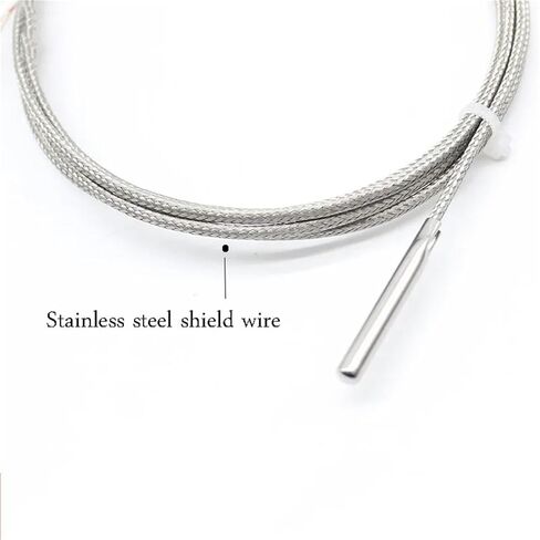 4x30 Probe Type K/E Thermocouple Thermal Resistance Sensor Shielding Wire 0-800℃304 Stainless 1Pcs(K 0.5M) in Saudi Arabia
