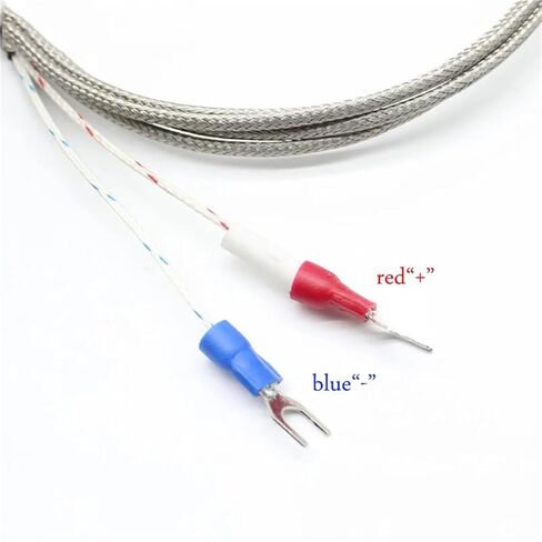 4x30 Probe Type K/E Thermocouple Thermal Resistance Sensor Shielding Wire 0-800℃304 Stainless 1Pcs(K 0.5M) in Saudi Arabia
