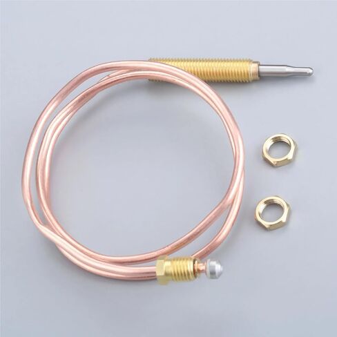 1Pcs Universal Gas Thermocouple 600mm M8*1 Head Thread With/2nuts Fits in Saudi Arabia