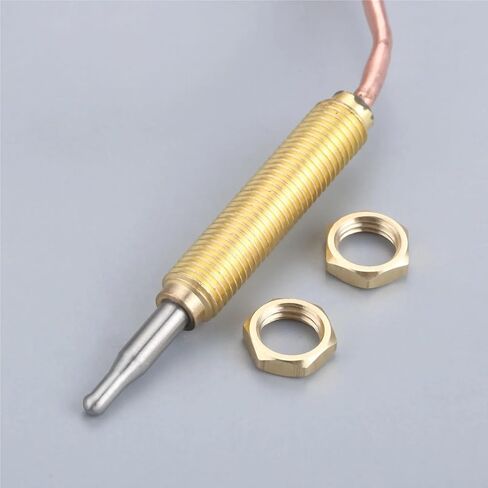 1Pcs Universal Gas Thermocouple 600mm M8*1 Head Thread With/2nuts Fits in Saudi Arabia