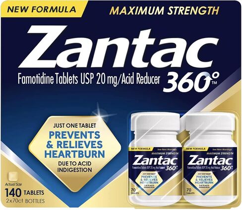 Zantac 360 Maximum Strength 20mg,120 Tablets in Kuwait
