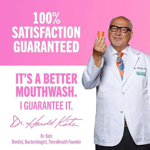 TheraBreath Kids Anticavity Fluoride Oral Rinse, Strengthens Teeth & Enamel, Alcohol Free & Dye Free, Certified Organic Bubblegum Blast Flavor, 16 Fl Oz, 2-Pack in Kuwait