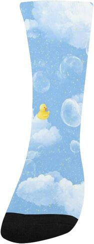 Whimsical Cloud Art Hiking Socks - Toddler Boys & Girls Warm Thick Thermal Winter Crew Socks for School, Daily Wear & Outdoor Activities in Saudi Arabia