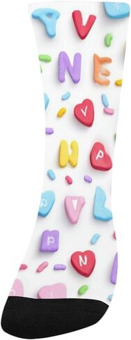 جوارب فالنتاين كاندي ديزاين للمشي لمسافات طويلة - جوارب شتوية حرارية سميكة دافئة للأطفال الصغار للأولاد والبنات للمدرسة، والارتداء اليومي والأنشطة الخارجية in Kuwait