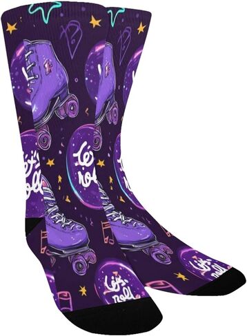 Skate Bubble Pattern Hiking Socks - Toddler Boys & Girls Warm Thick Thermal Winter Crew Socks for School, Daily Wear & Outdoor Activities in Saudi Arabia