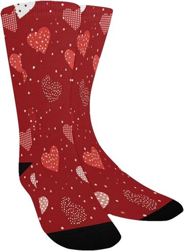 جوارب Red Love Beige للتنزه سيرًا على الأقدام - جوارب شتوية حرارية سميكة دافئة للأولاد والبنات الصغار للمدرسة، والارتداء اليومي والأنشطة الخارجية in Kuwait