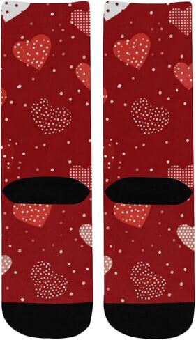 جوارب Red Love Beige للتنزه سيرًا على الأقدام - جوارب شتوية حرارية سميكة دافئة للأولاد والبنات الصغار للمدرسة، والارتداء اليومي والأنشطة الخارجية in Kuwait