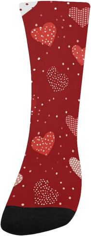 جوارب Red Love Beige للتنزه سيرًا على الأقدام - جوارب شتوية حرارية سميكة دافئة للأولاد والبنات الصغار للمدرسة، والارتداء اليومي والأنشطة الخارجية in Kuwait