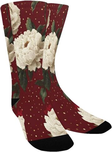 جوارب الفاوانيا البيضاء والذهبية للمشي لمسافات طويلة - جوارب شتوية حرارية سميكة دافئة للأطفال الصغار للأولاد والبنات للمدرسة، والارتداء اليومي والأنشطة الخارجية in Kuwait