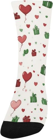 Watercolor Heart Design Hiking Socks - Toddler Boys & Girls Warm Thick Thermal Winter Crew Socks for School, Daily Wear & Outdoor Activities in Saudi Arabia