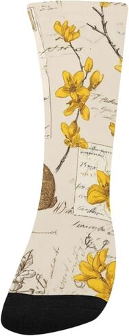 Art Botanical Bunny Hiking Socks - Toddler Boys & Girls Warm Thick Thermal Winter Crew Socks for School, Daily Wear & Outdoor Activities in Kuwait