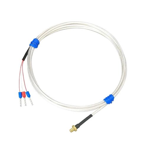 PT100 Type M4 Screw Temperature Sensor 3D Printer Sensor Thermal PTFE 0.5/1M Wire 1Pcs(PT100 0.5M) in Saudi Arabia