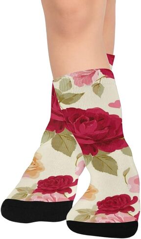Red Gold Design Hiking Socks - Toddler Boys & Girls Warm Thick Thermal Winter Crew Socks for School, Daily Wear & Outdoor Activities in Saudi Arabia