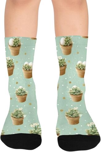 جوارب المشي لمسافات طويلة على شكل بيض ونضرة - جوارب شتوية حرارية سميكة دافئة للأولاد والبنات الصغار للمدرسة، والارتداء اليومي والأنشطة الخارجية in Kuwait