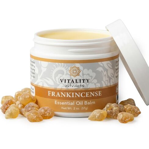 بلسم اللبان بمستخلصات حيوية - 2 أونصة، بوسويليا سيراتا، شمع العسل، زيت الزيتون، مرطب للبشرة الجافة والمتشققة، جميع أنواع البشرة in Kuwait