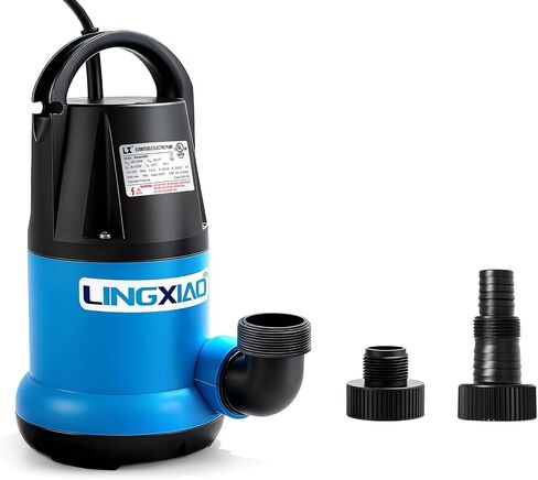 Sump Pump 3/4 HP 3450 GPH Submersible Water Pump Thermoplastic Portable Utility Pump High Flow Water Removal for Swimming Pool Garden Pond Basement Window Wells in Saudi Arabia