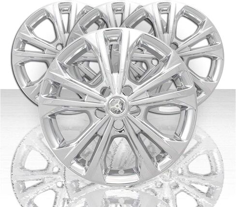 Set of 4 17" 5 Double Spoke Wheel Skins for Ford Escape 2017-2019 - Black in Saudi Arabia