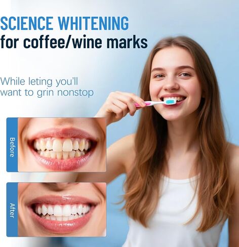 معجون أسنان نانو هيدروكسيباتيت 7.5% (خالٍ من الفلورايد)، إعادة المعادن وحماية المينا، يوصي به طبيب الأسنان للأسنان الحساسة والأطفال، معجون أسنان منعش ومبيض in Kuwait