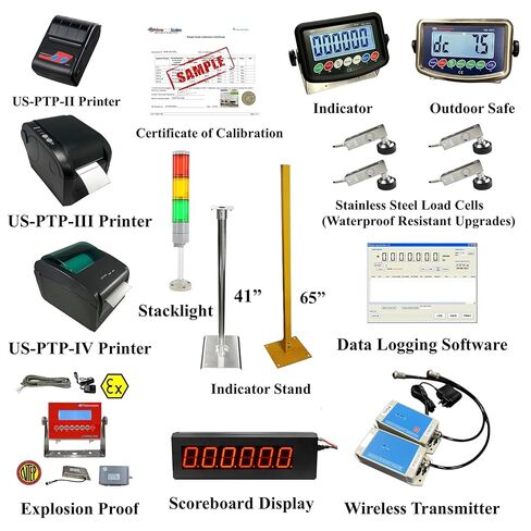 US-BT1010-HP-15 مقياس BenchTek مقاس 10 بوصة × 10 بوصة NTEP (15 رطل × 0.0005 رطل) in Kuwait