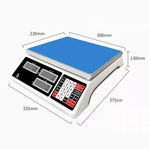 Digital Counting Scale - 15kg/0.2g Precision, Triple LCD Display, Tare Function for Inventory, Parts Counting & Commercial Weighing in Saudi Arabia