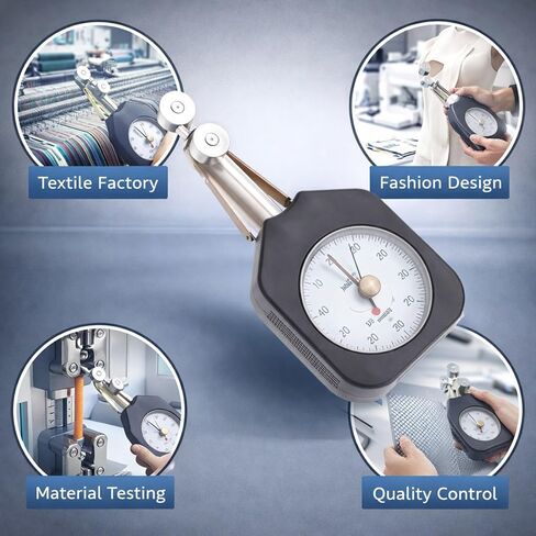 Textile Tensiometer Dial Tension Meter 2 to 25gw - Precise Trigger Pull, Durable Strain Dynamometer for Thread and Wire Measurement in Saudi Arabia